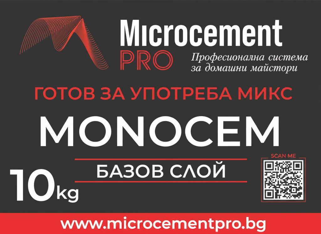 Monocem Базов слой - Готов за употреба микс 10кг