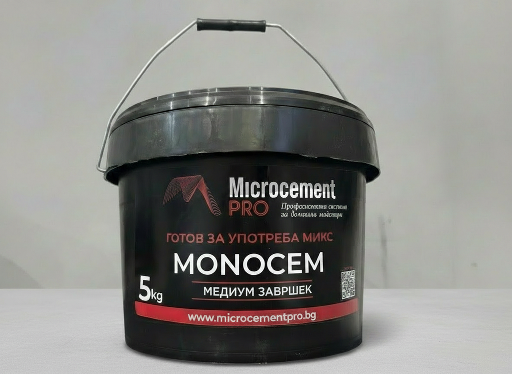 Monocem Медиум завършек - Готов за употреба микс 5кг